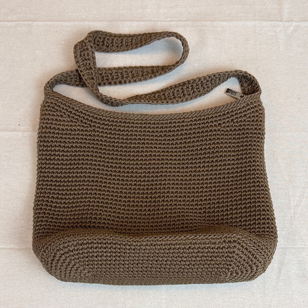 The Sak Brown Shoulder Crochet Bag